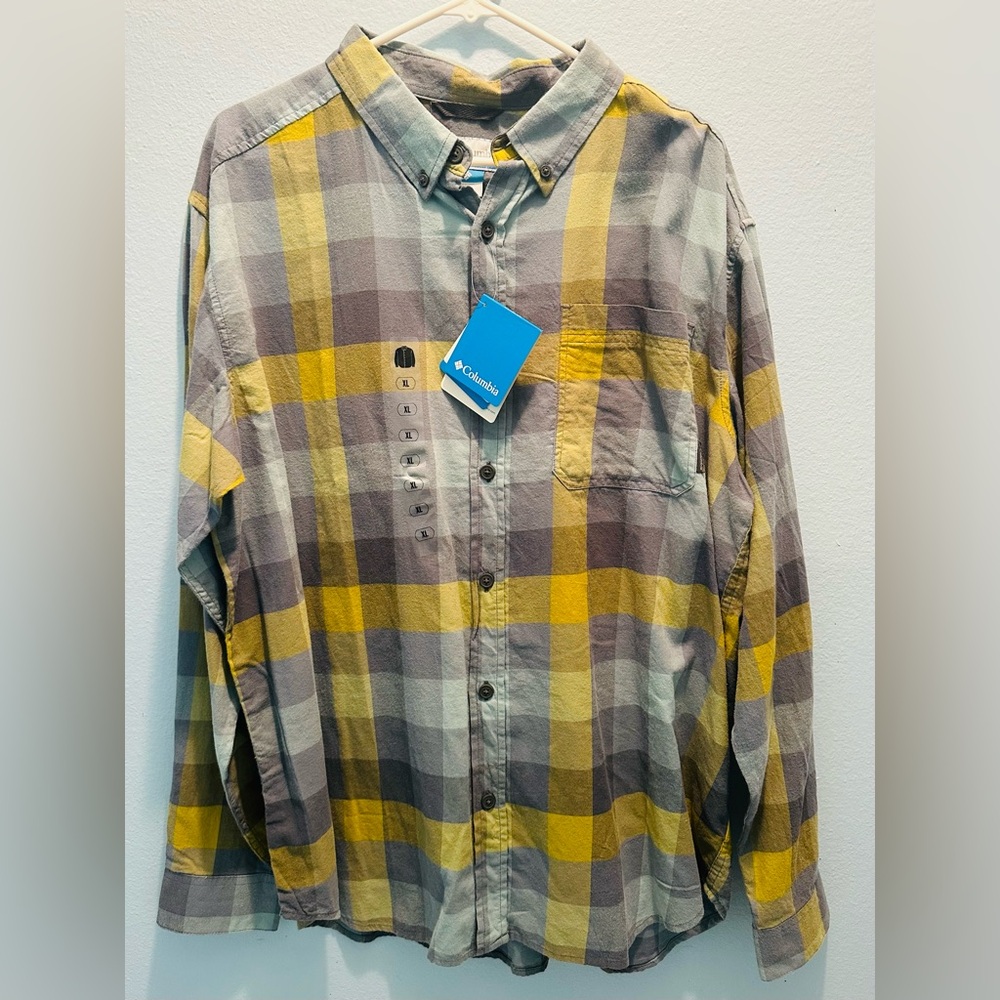 New Columbia long sleeve 100% cotton